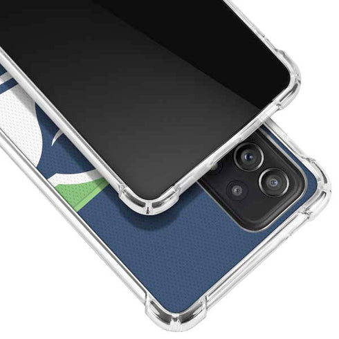 NFL Seattle Seahawks Zone Block Galaxy A52 5G Clear Case